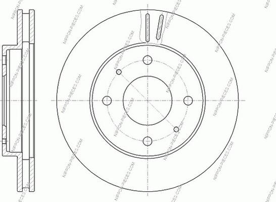 NPS M330I22 - Спирачен диск vvparts.bg