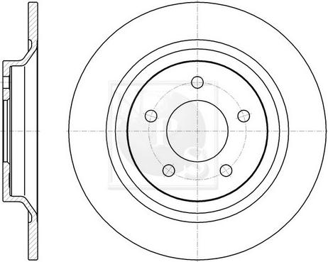 Brembo 8A71110 - Спирачен диск vvparts.bg