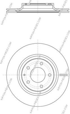 NPS M331A27 - Спирачен диск vvparts.bg