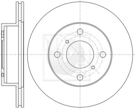 NPS S330I14 - Спирачен диск vvparts.bg