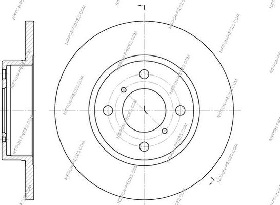 NPS S330I15 - Спирачен диск vvparts.bg