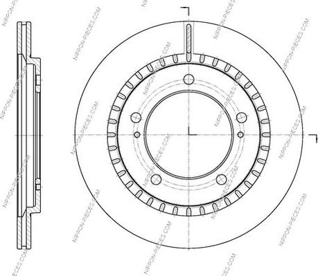 NPS S330I18 - Спирачен диск vvparts.bg