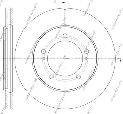 NPS S330I12 - Спирачен диск vvparts.bg