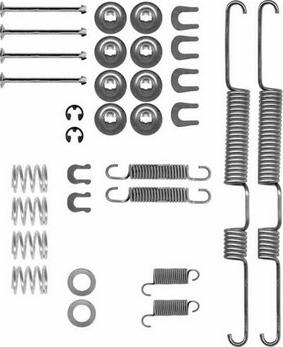 NPS T351A51 - Комплект принадлежности, спирани челюсти vvparts.bg