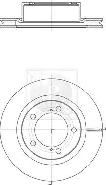 BENDIX 521367 - Спирачен диск vvparts.bg