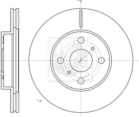 NPS T330A13 - Спирачен диск vvparts.bg