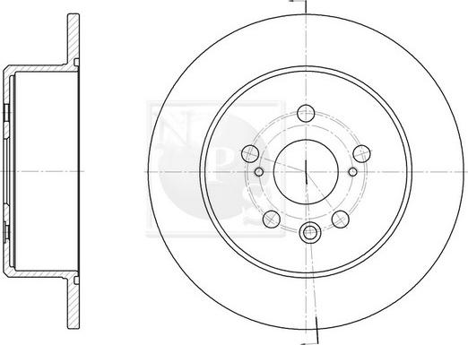 NPS T331A28 - Спирачен диск vvparts.bg