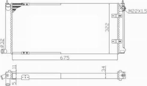 NRF 59048 - Радиатор, охлаждане на двигателя vvparts.bg