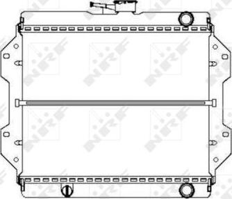 NRF 504343 - Радиатор, охлаждане на двигателя vvparts.bg