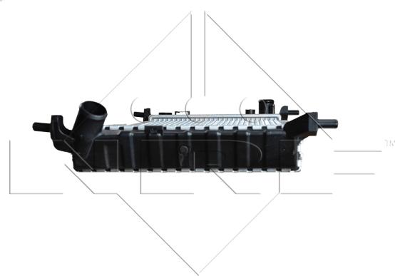 NRF 507522 - Радиатор, охлаждане на двигателя vvparts.bg