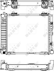 NRF 507676 - Радиатор, охлаждане на двигателя vvparts.bg