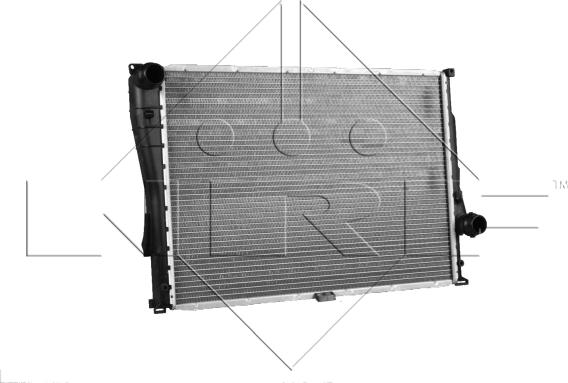 NRF 51597 - Радиатор, охлаждане на двигателя vvparts.bg