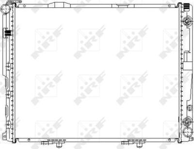 NRF 58156 - Радиатор, охлаждане на двигателя vvparts.bg