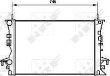 NRF 58318 - Радиатор, охлаждане на двигателя vvparts.bg