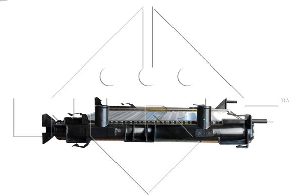 NRF 58328 - Радиатор, охлаждане на двигателя vvparts.bg