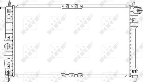 NRF 53649 - Радиатор, охлаждане на двигателя vvparts.bg