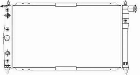 NRF 53648 - Радиатор, охлаждане на двигателя vvparts.bg