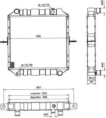 NRF 52132 - Охладител, задвижващ акумулатор vvparts.bg