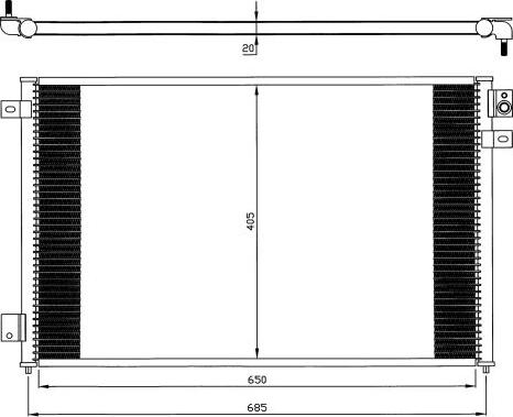 NRF 35567 - Кондензатор, климатизация vvparts.bg