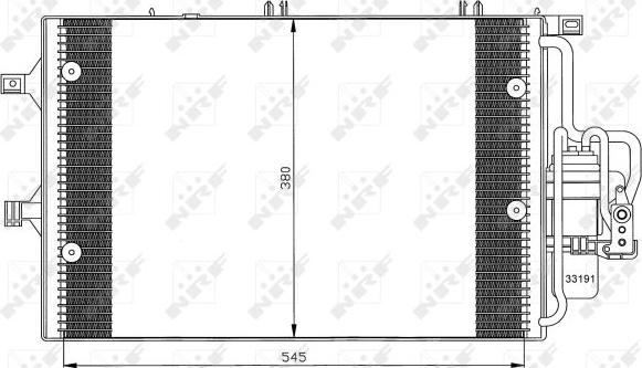 NRF 35529 - Кондензатор, климатизация vvparts.bg