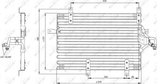 NRF 35052 - Кондензатор, климатизация vvparts.bg