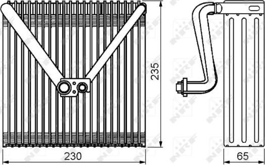 NRF 36141 - Изпарител, климатична система vvparts.bg