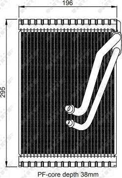 NRF 36153 - Изпарител, климатична система vvparts.bg