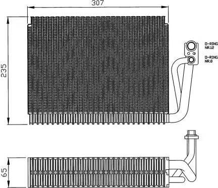 NRF 36120 - Изпарител, климатична система vvparts.bg