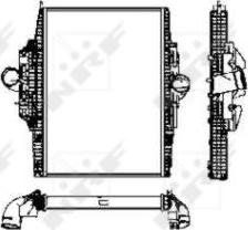 NRF 30453 - Интеркулер (охладител за въздуха на турбината) vvparts.bg