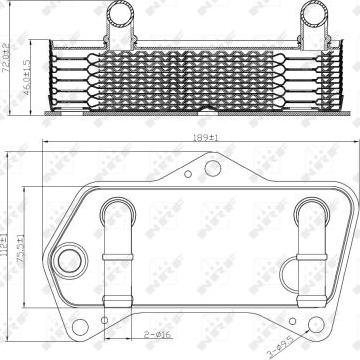 NRF 31188 - Маслен радиатор, автоматична трансмисия vvparts.bg