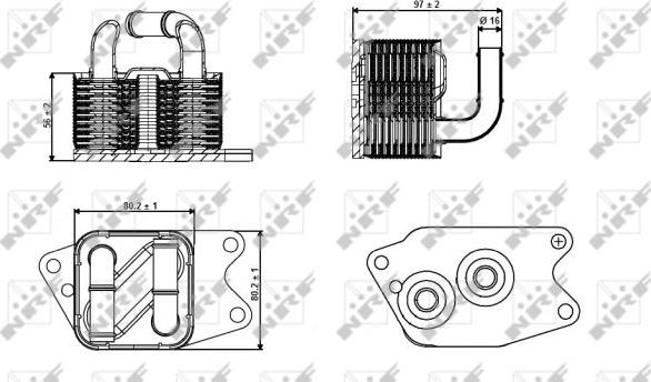 NRF 31265 - Маслен радиатор, автоматична трансмисия vvparts.bg