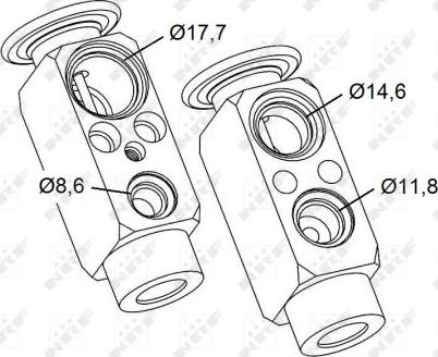 NRF 38479 - Разширителен клапан, климатизация vvparts.bg