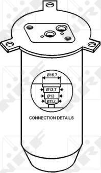 NRF 33045 - Изсушител, климатизация vvparts.bg