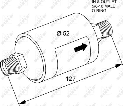 NRF 33115 - Изсушител, климатизация vvparts.bg