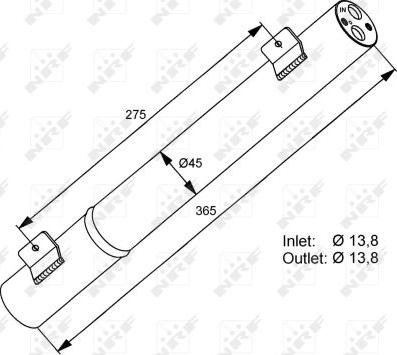 NRF 33308 - Изсушител, климатизация vvparts.bg