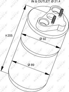 NRF 33317 - Изсушител, климатизация vvparts.bg