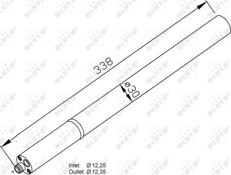 NRF 33211 - Изсушител, климатизация vvparts.bg