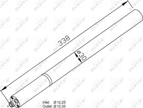 NRF 33211 - Изсушител, климатизация vvparts.bg