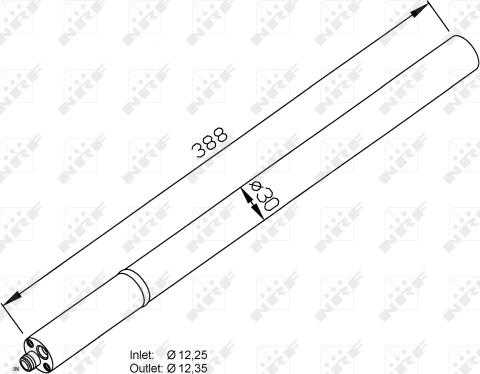 NRF 33213 - Изсушител, климатизация vvparts.bg