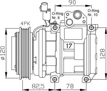 NRF 32449G - Компресор, климатизация vvparts.bg