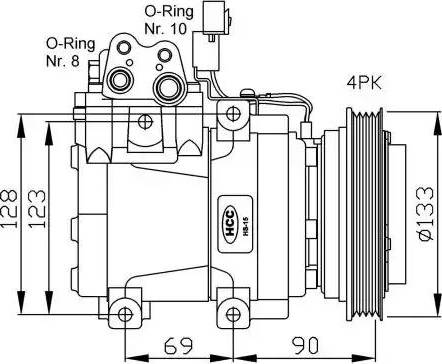 NRF 32446G - Компресор, климатизация vvparts.bg