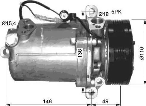 NRF 32414G - Компресор, климатизация vvparts.bg