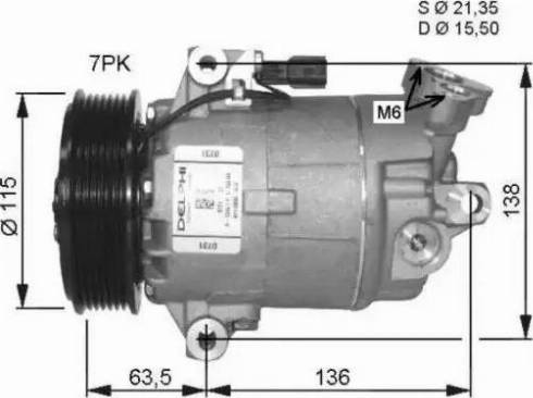 NRF 32488G - Компресор, климатизация vvparts.bg