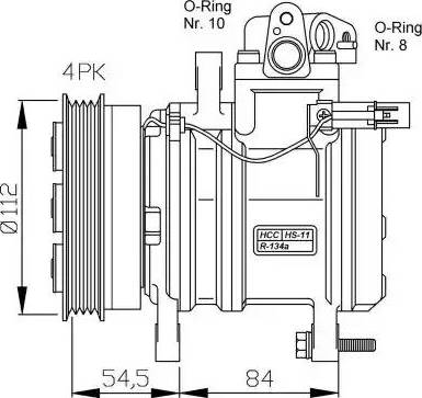 NRF 32439G - Компресор, климатизация vvparts.bg