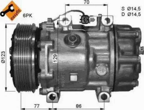 NRF 32430G - Компресор, климатизация vvparts.bg