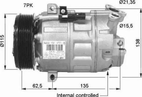 NRF 32425G - Компресор, климатизация vvparts.bg