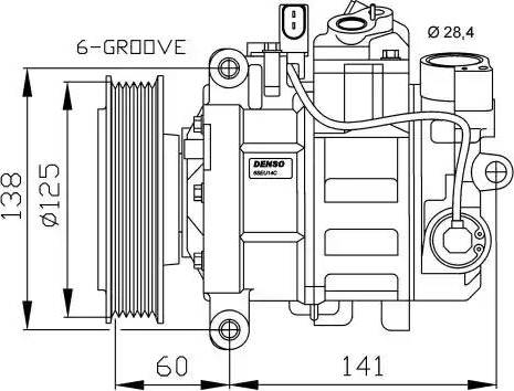 NRF 32512G - Компресор, климатизация vvparts.bg