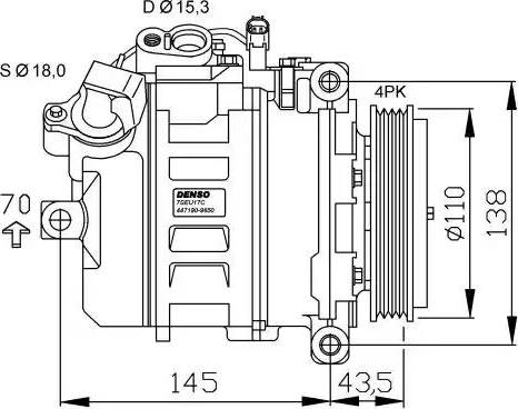 NRF 32520G - Компресор, климатизация vvparts.bg