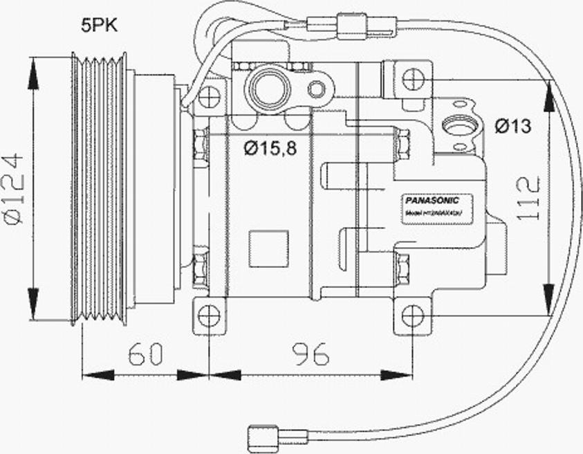 NRF 32099 - Компресор, климатизация vvparts.bg