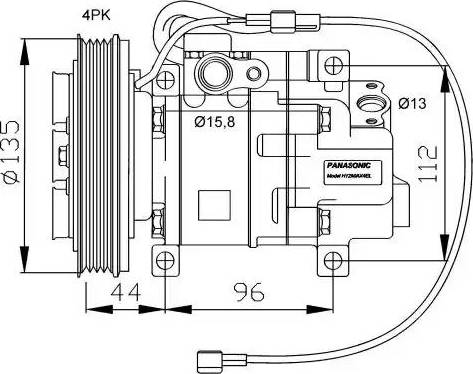 NRF 32095G - Компресор, климатизация vvparts.bg